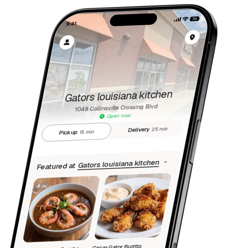 Gators louisiana kitchen app preview