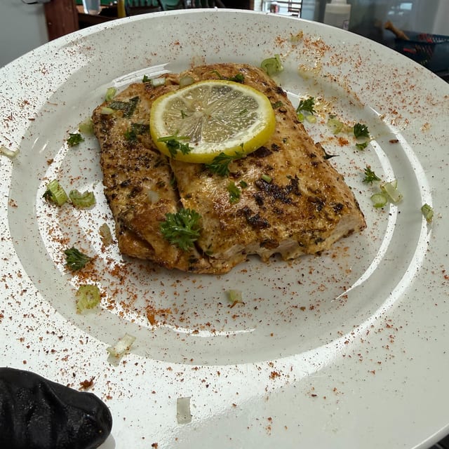 Pan Seared Salmon Fillet.